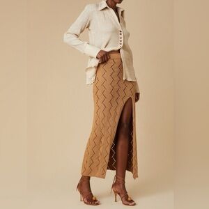 Savannah Morrow Almond Skirt XXS